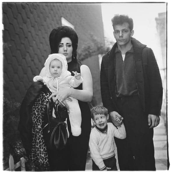 a young brooklyn family going for a sunday outing nyc 1966 c the estate of diane arbus