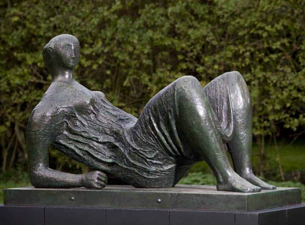 Draped Reclining Figure, 1952-53 bronze (LH 336). Photo: Jonty Wilde by permission of The Henry Moore Foundation