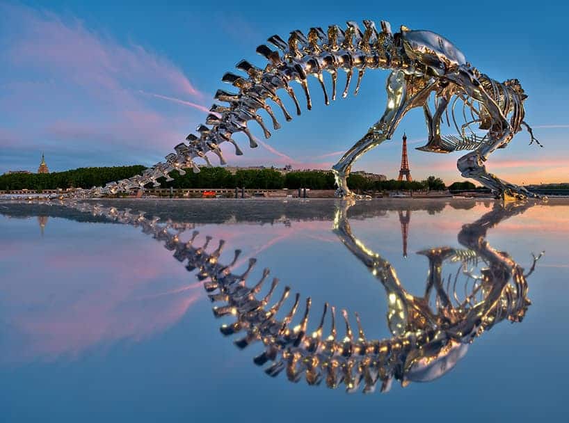 t. rex in Parijs