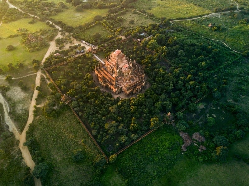Myanmar vanuit de lucht