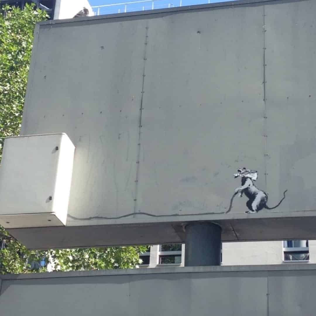 Nieuw werk van Banksy in Parijs