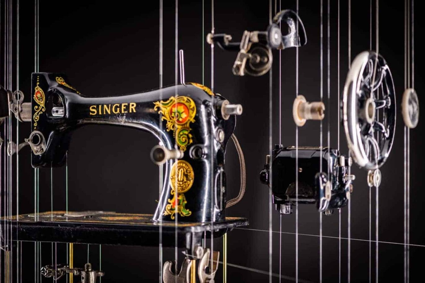Singer is Sewing Made Easy II (detail) (2018)