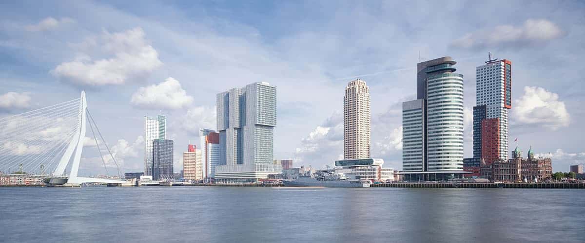skyline van Rotterdam