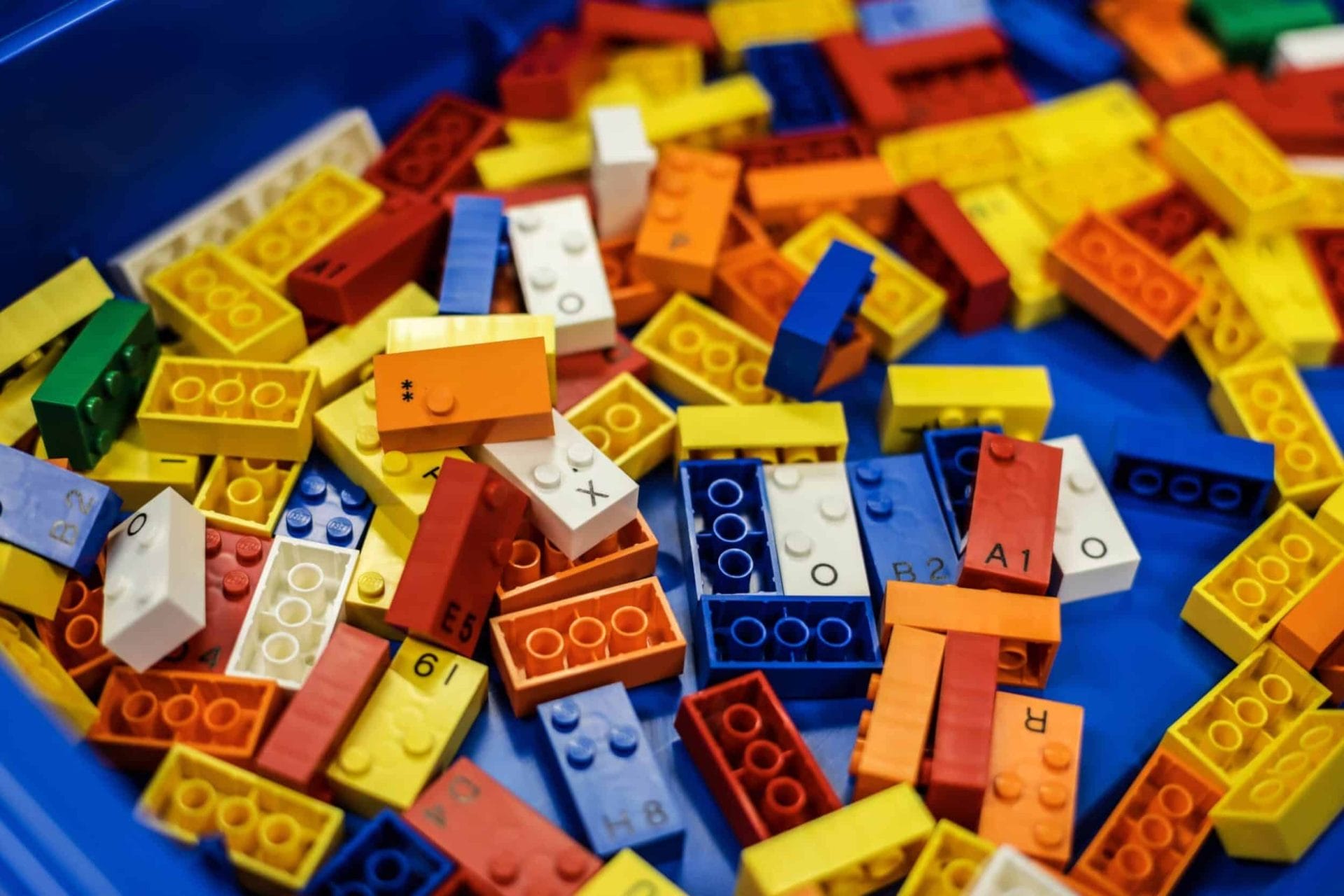 LEGO-stenen met braille