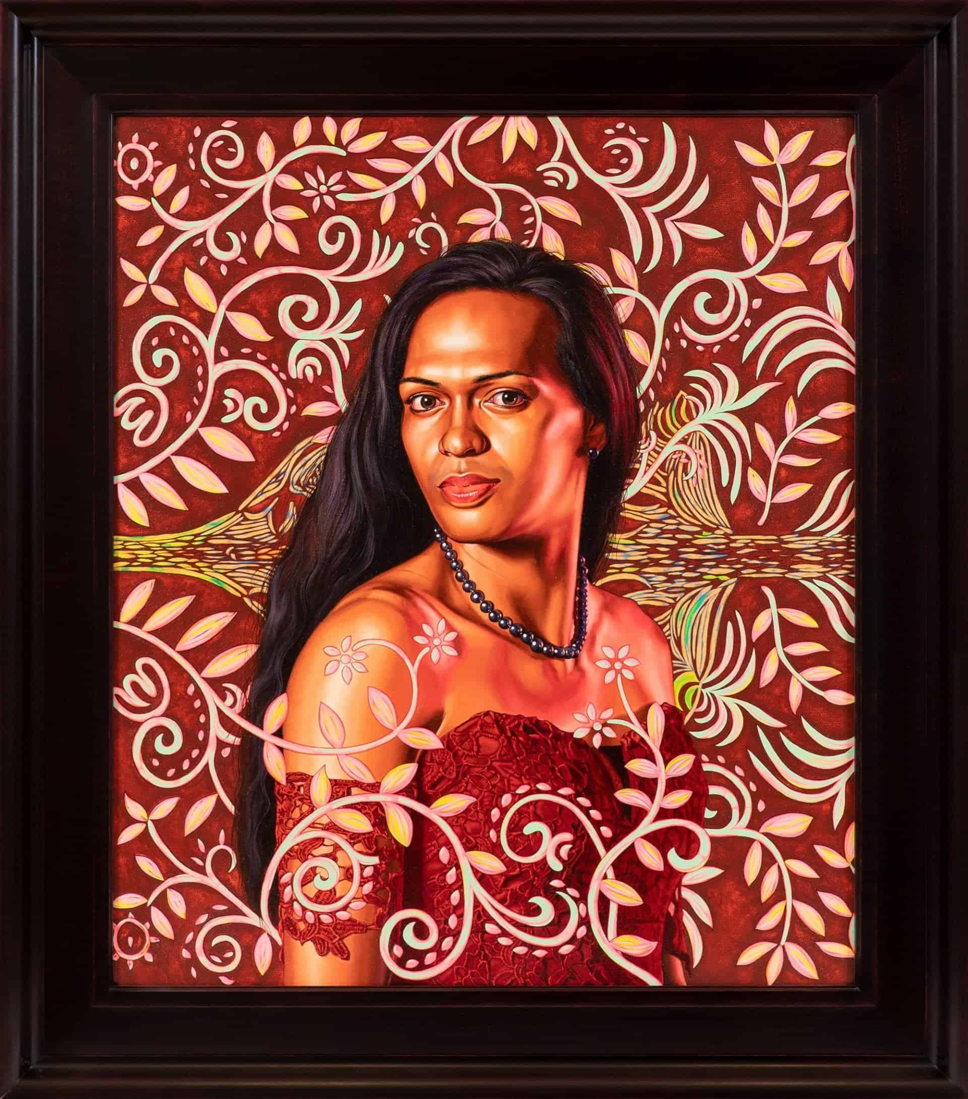 Portrait of Kea Loha Mahuta, 2019 Huile sur lin / Oil on linen 92 x 78 cm 36 1/4 x 30 3/4 in. photo : Diane Arques / ADAGP, Paris, 2019