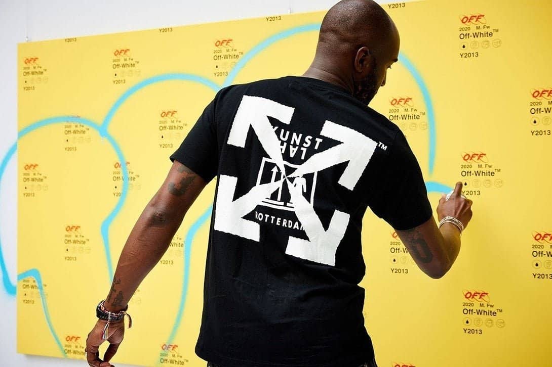 Virgil Abloh ontwerpt shirt voor Kunsthal