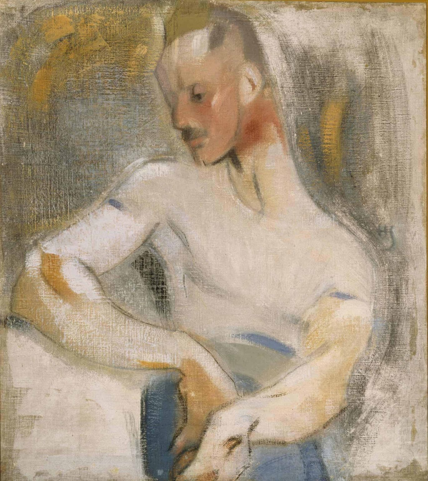 Helene Schjerfbeck, The Sailor (Einar Reuter), 1918. Photograph: Finnish National Gallery