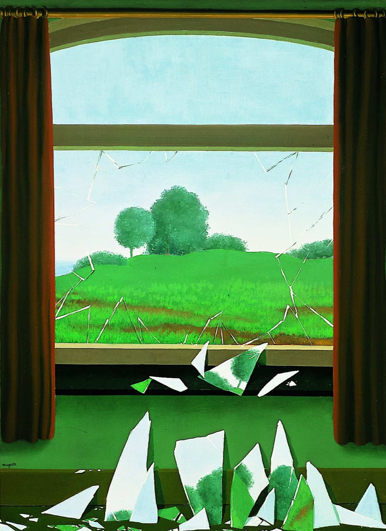 René MAGRITTE The key to the fields La clef des champs De sleutel tot de velden 1936 oil on canvas 80 x 60 cm Museo Nacional Thyssen-Bornemisza, Madrid, inv. no. 657 (1976.3) ©VEGAP, Madrid © 2019, Succession Magritte c/o SABAM