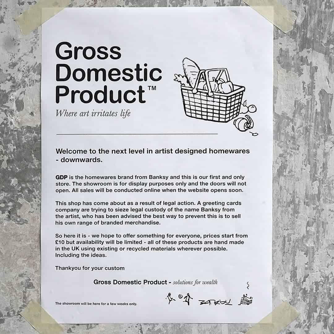 Banksy - Gross Domestic Product