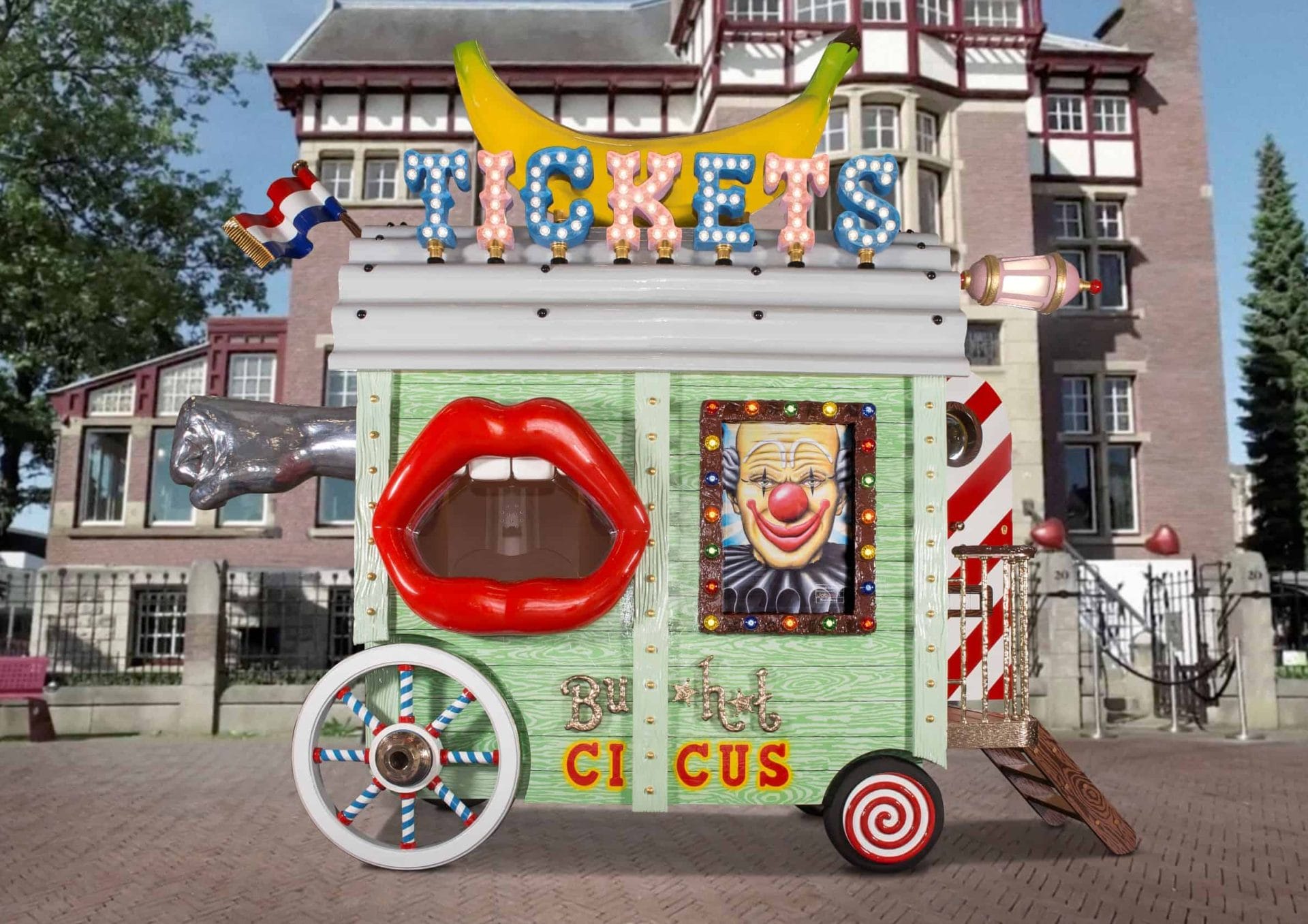 B*LLSH*T CIRCUS van Studio Job voor Moco Museum