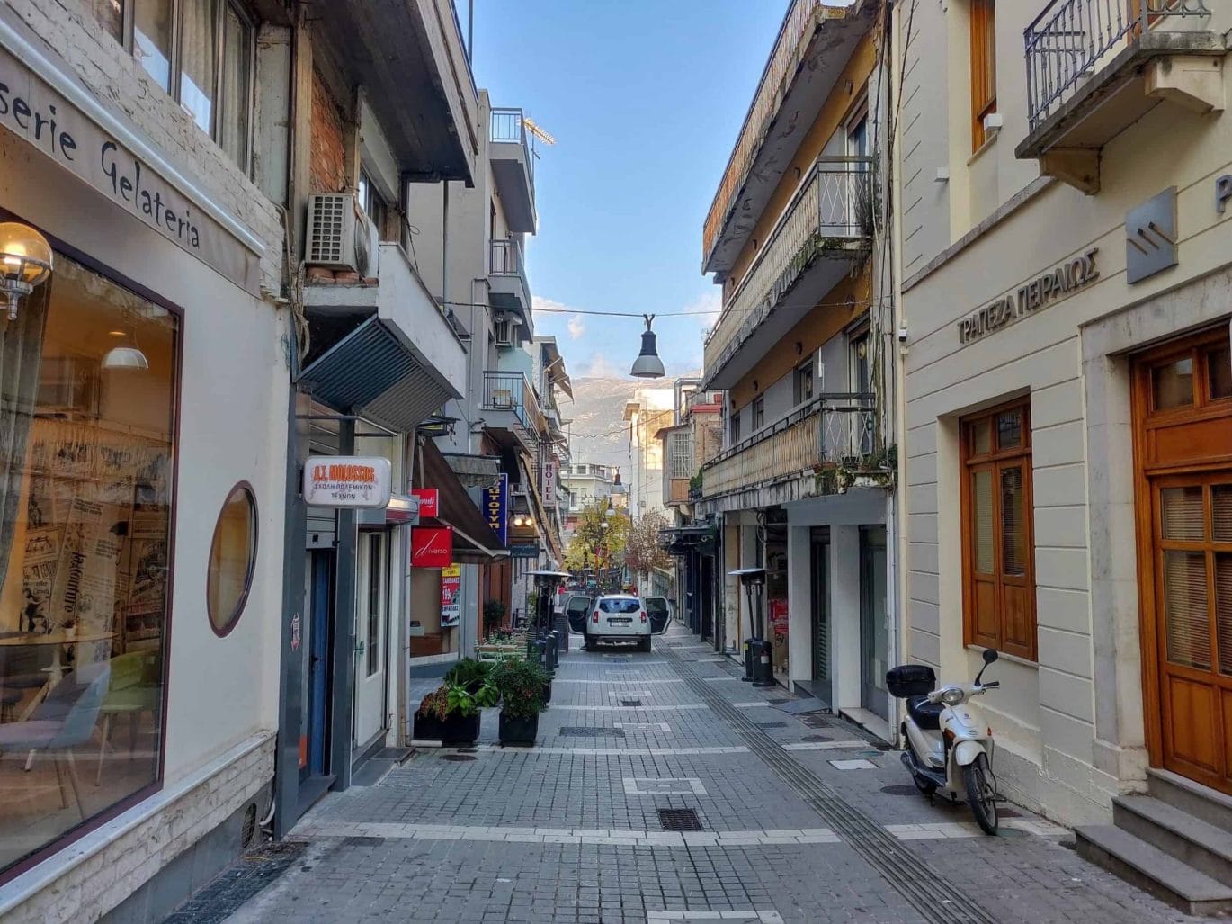 Gezellige straatjes in het centrum van Ioannina
