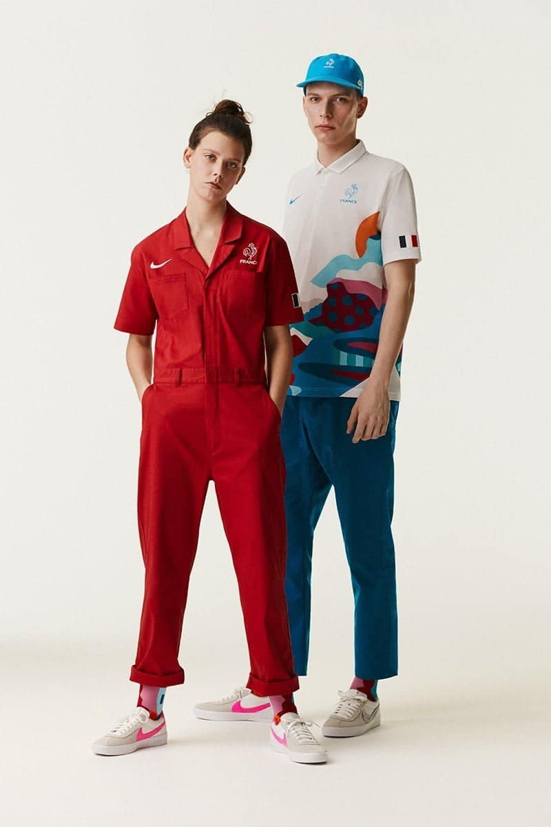 Outfits voor Olympische skateboarders