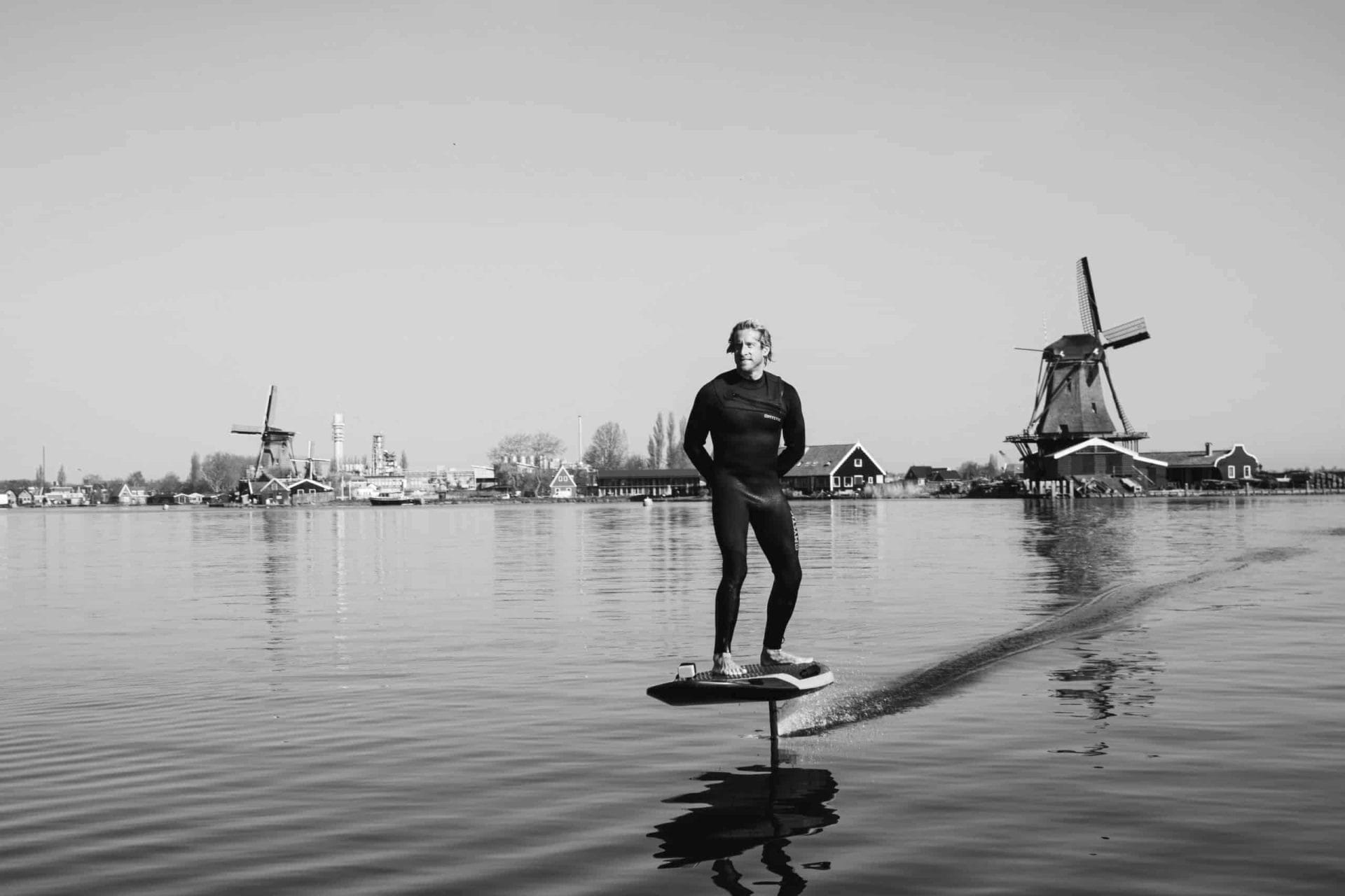 zaanse schans vanaf het water