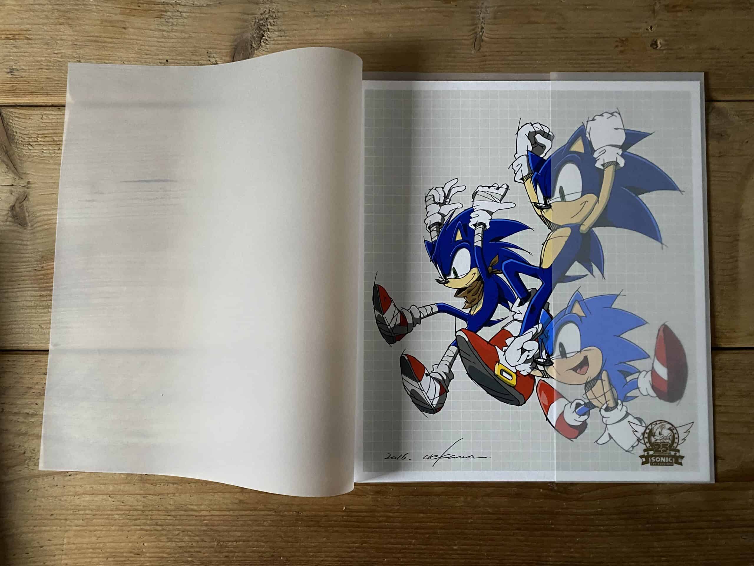 Sonic The Hedgehog 25th Anniversary Art Book Mixed Grill