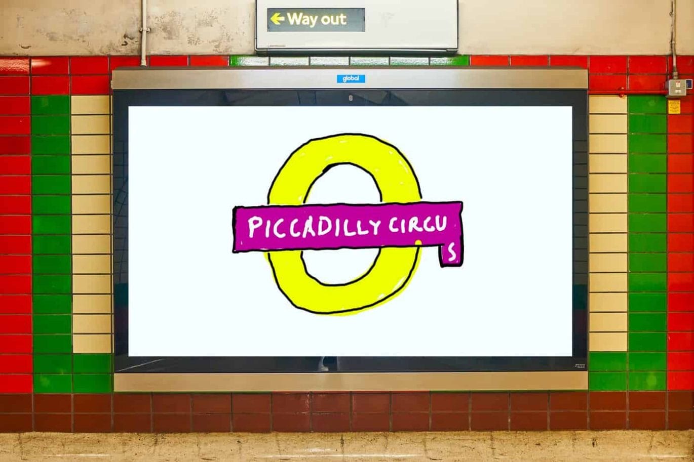 David Hockney - Piccadilly Circus