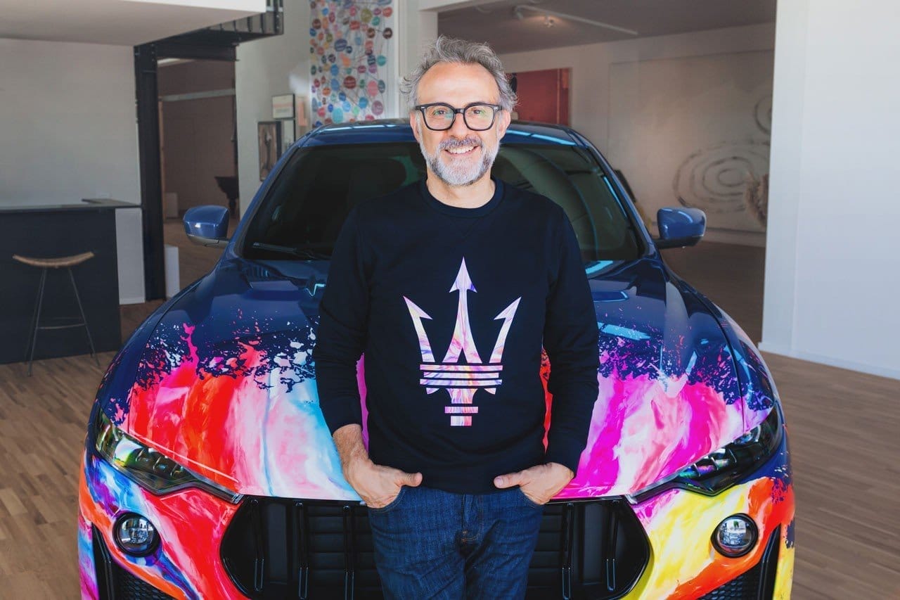 Chef Massimo Bottura ontwerpt kleurrijke Maserati Levante