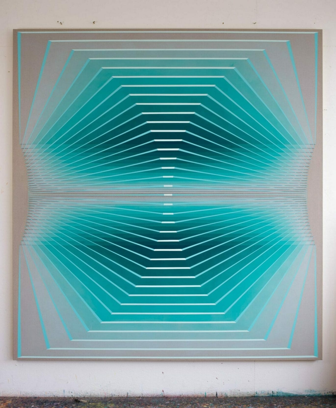 Kleurrijke geometrische patronen van Daniel Mullen