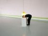 Erwin Wurm, Roast yourself under the sun of Epicurus (One Minute Sculpture) 2016 lamp, sokkel, instructietekening uit te voeren door het publiek