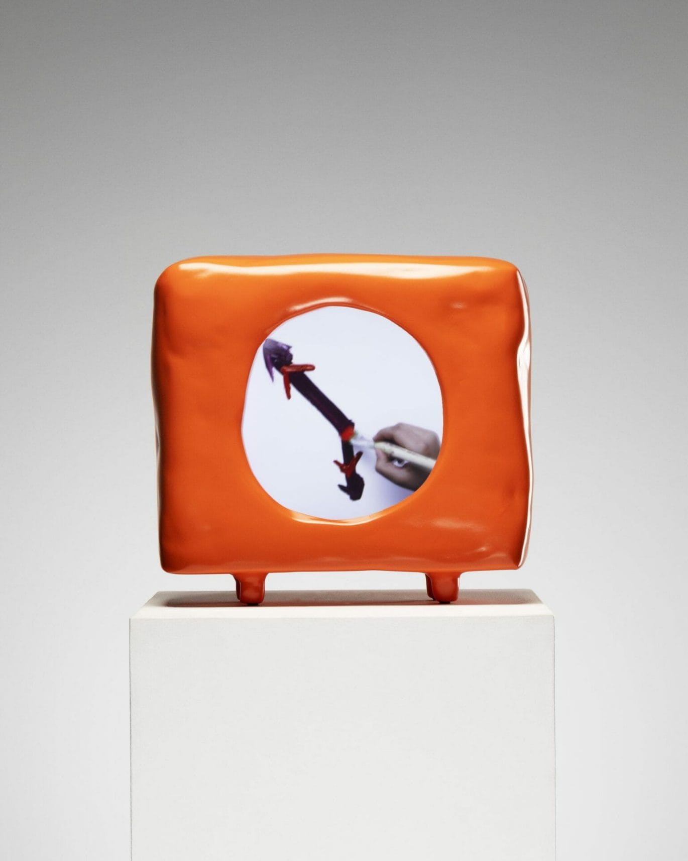 Maarten Baas, Real Time Clock Clay, 720 Children, 2022 Courtesy Carpenters Workshop Gallery