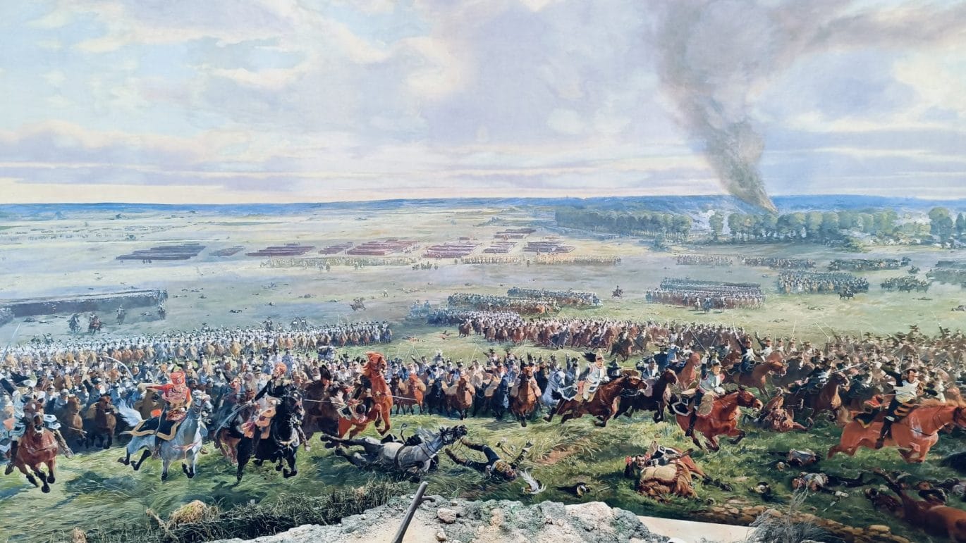 Panorama van de Slag bij Waterloo
