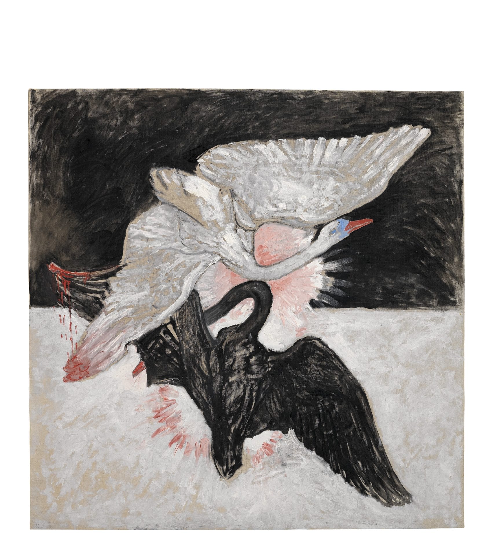 Hilma af Klint, The Swan, Serie SUW, Groep IX: Deel 1, nr. 2, 1914, olieverf op doek, 151 x 149 cm, The Hilma af Klint Foundation, Foto: The Moderna Museet, Stockholm, Zweden