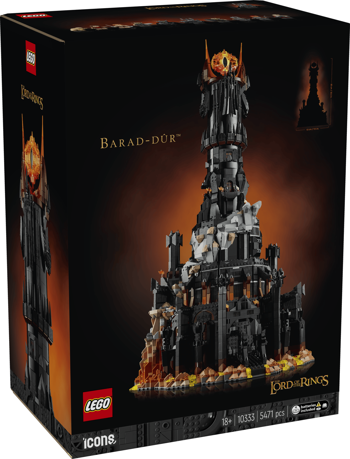 LEGO® Icons Lord of the Rings: Barad-Dûr