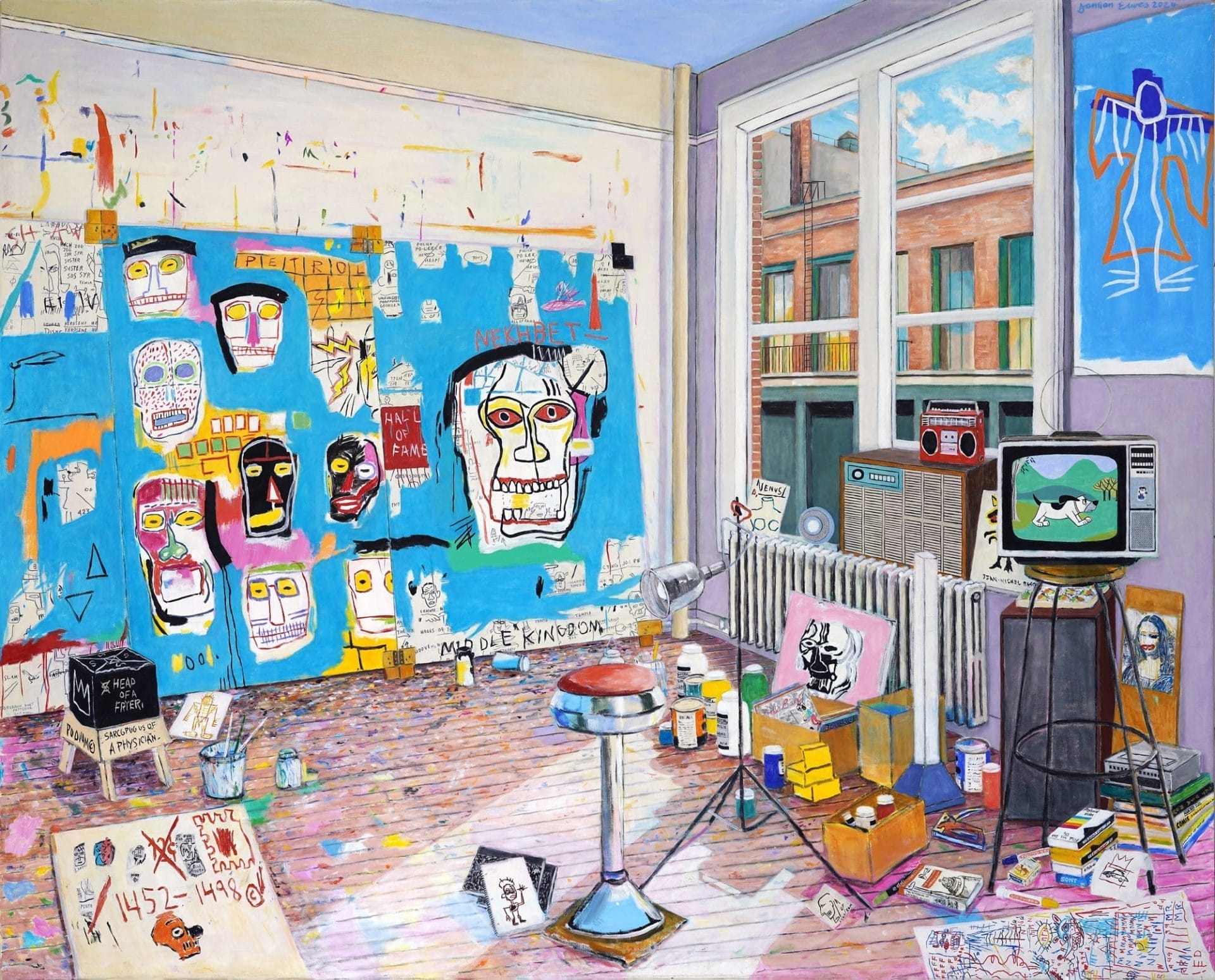 Damian Elwes - Studio Visit