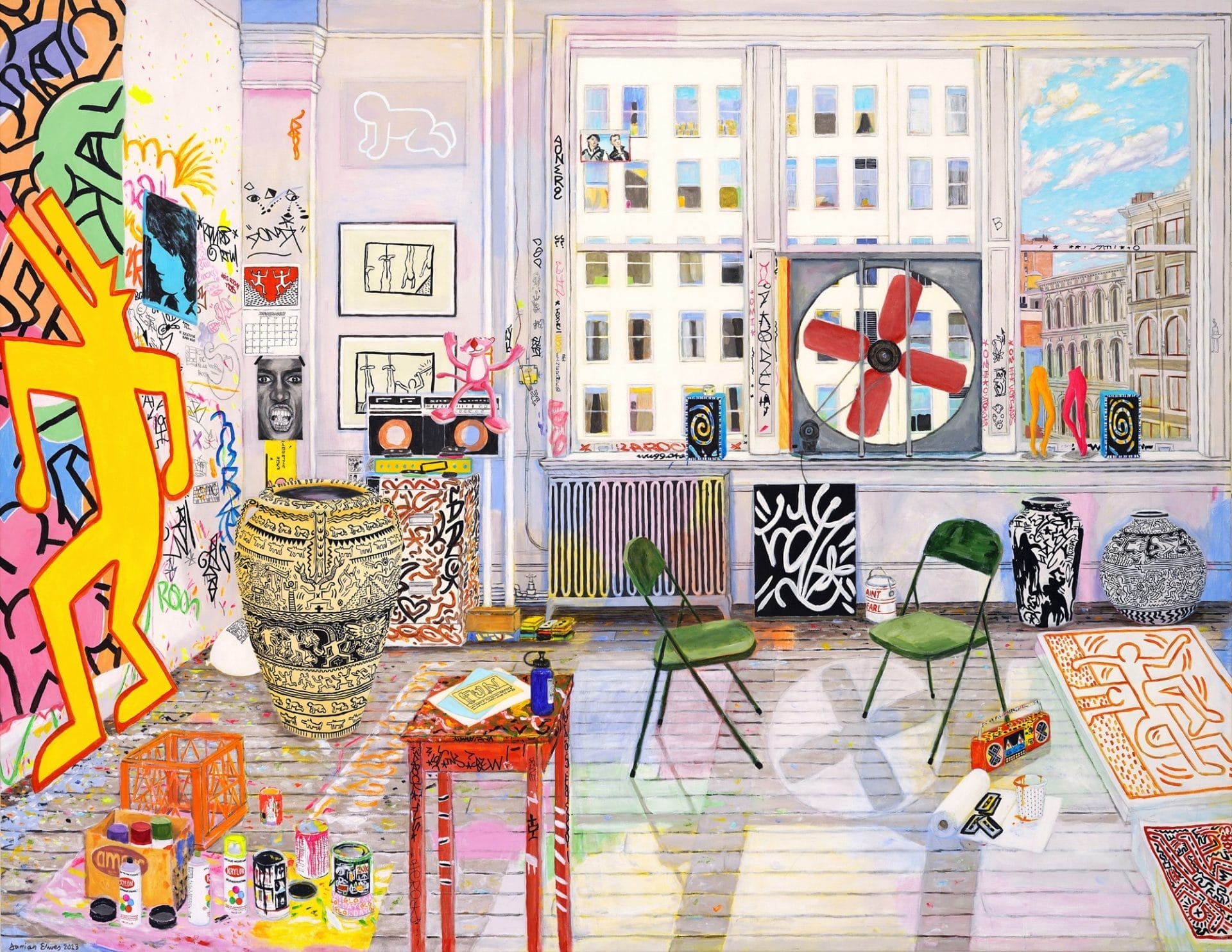 Damian Elwes - Studio Visit