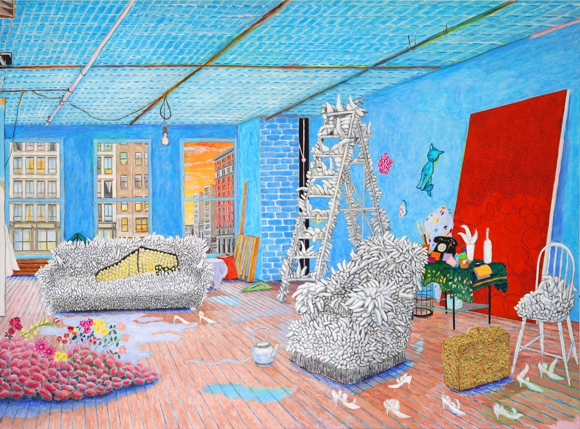 Damian Elwes - Studio Visit