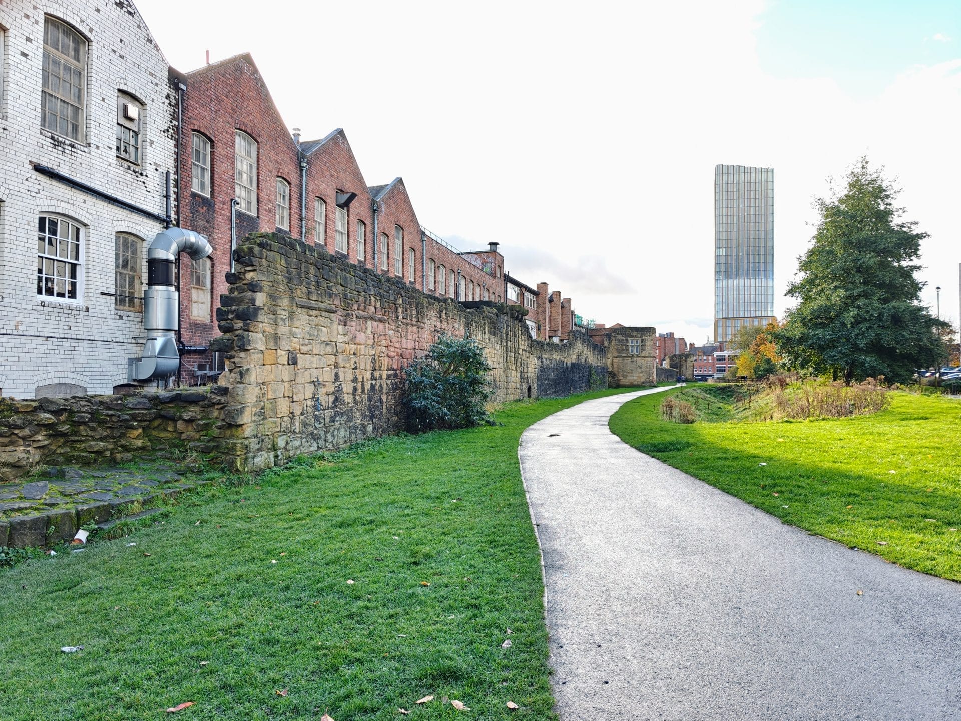 Een stukje oude stadsmuur