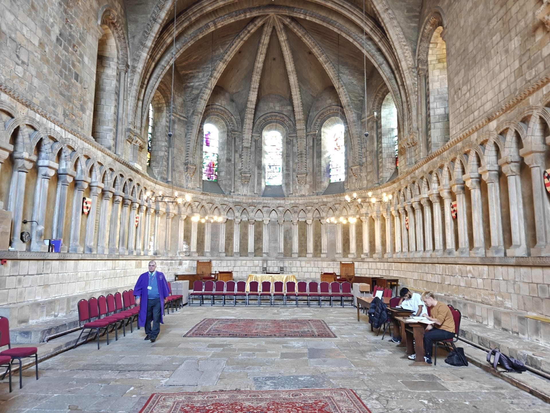 The Chapter House in Durham Cathedral