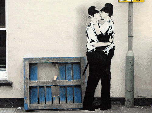 Bewegende versie van kunstwerk van Banksy