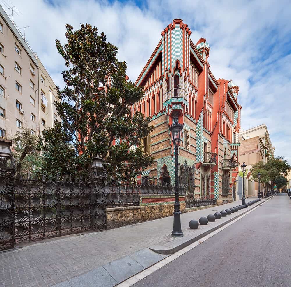eerste huis van Gaudí in Barcelona