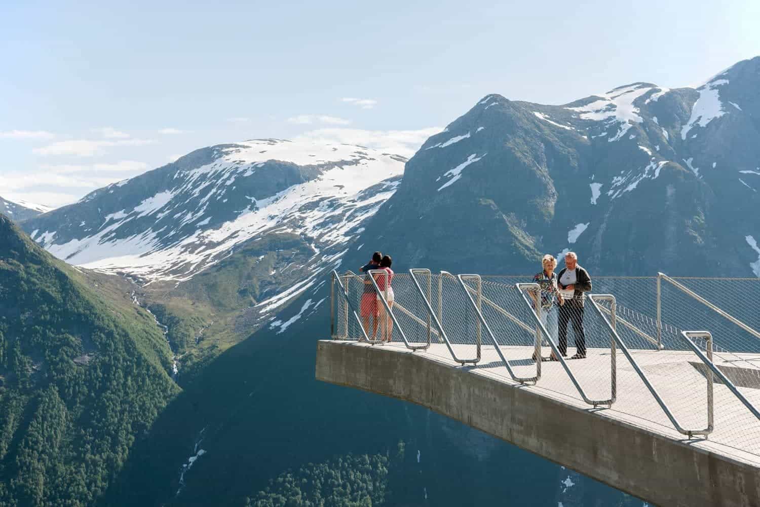 Spectaculair uitzicht in Noorwegen