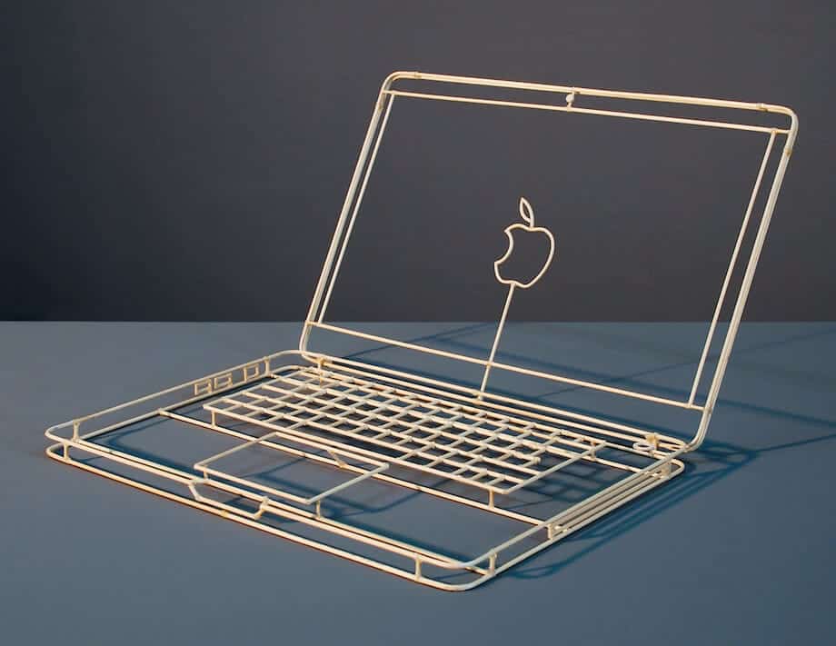 macbook van hout