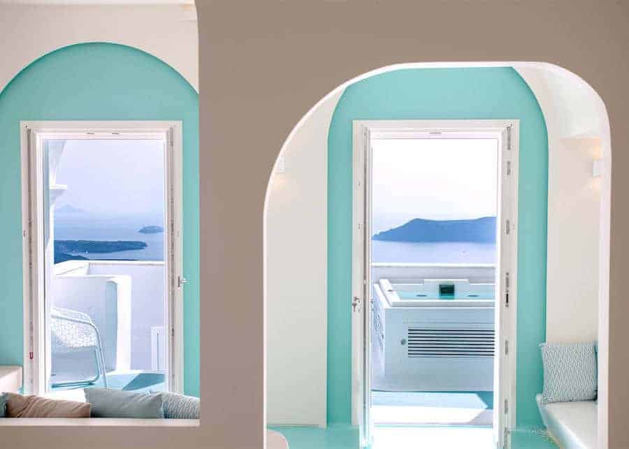 Hotel op Santorini
