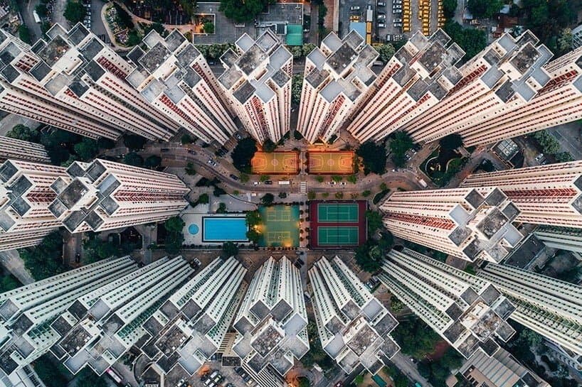 Hong Kog vanuit de lucht