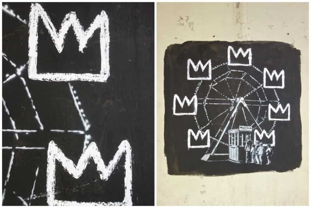 Banksy en Jean-Michel Basquiat