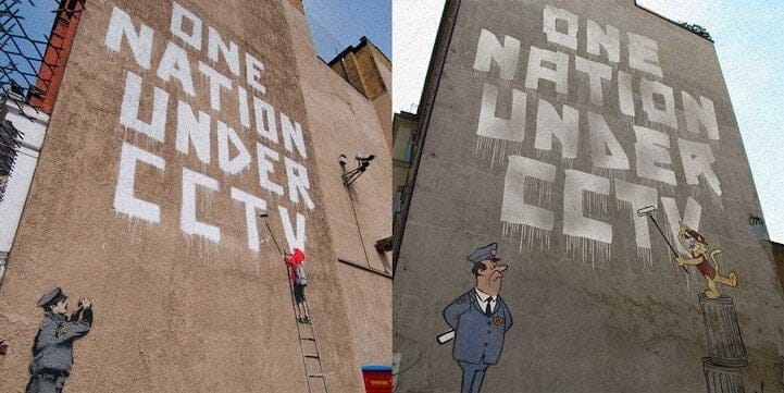 parodie op Banksy