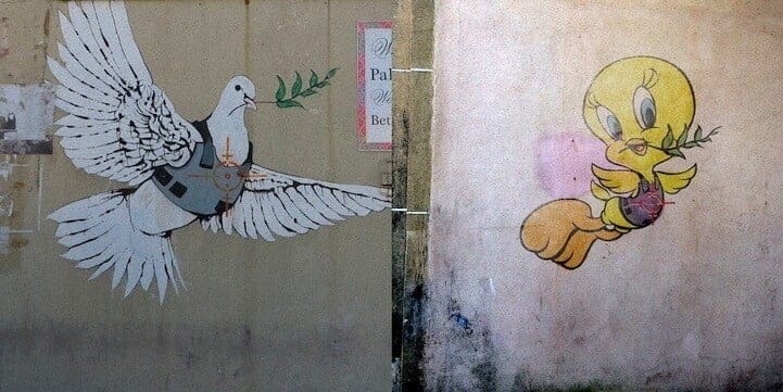 parodie op Banksy