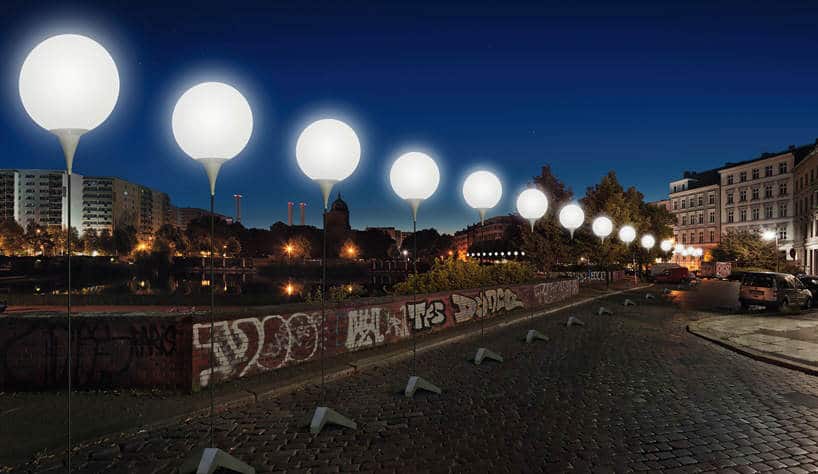 Grens van licht in Berlijn
