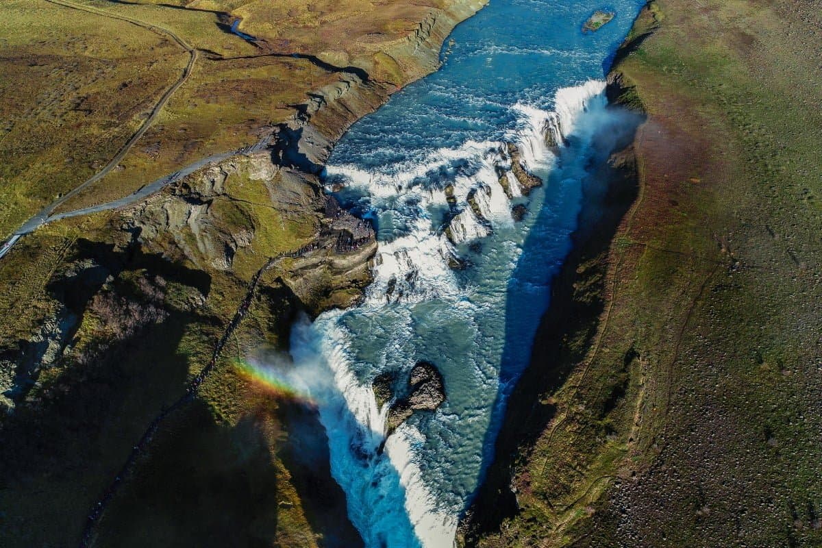 The Most Famous Waterfall in Iceland Gullfoss door Vaidas.