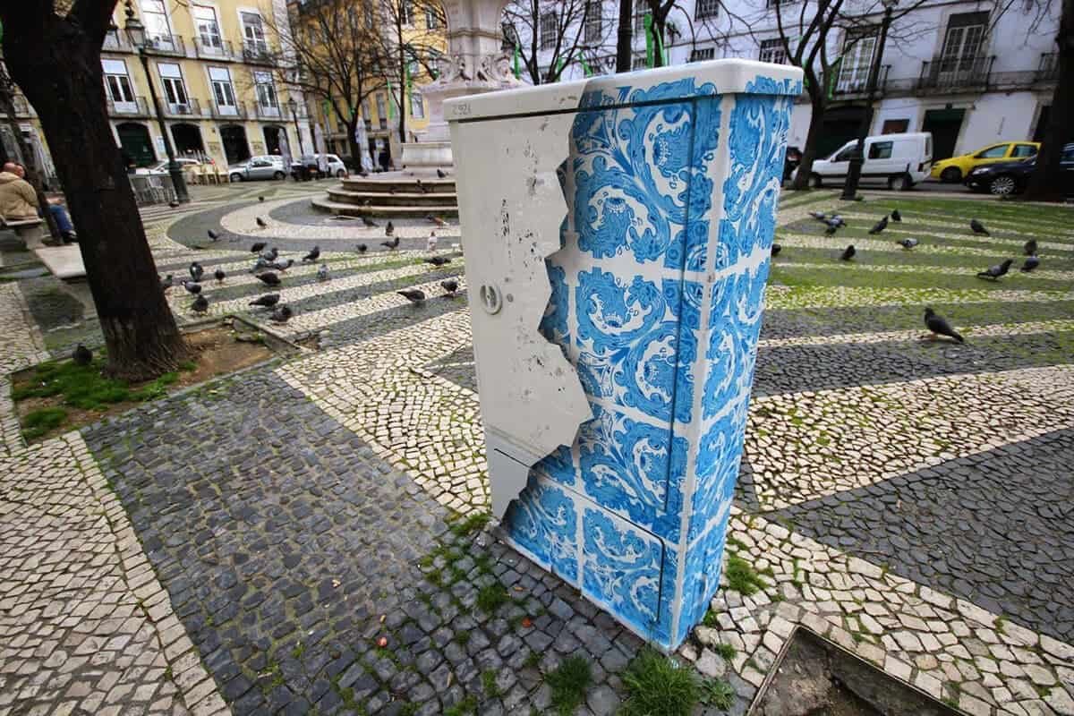 Diogo Machado mixt straatkunst met Portugese traditie