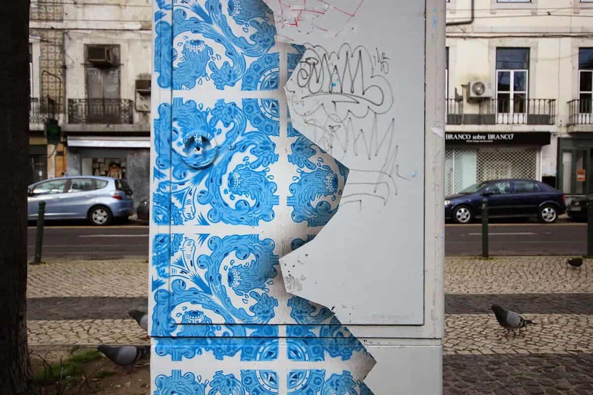 Diogo Machado mixt straatkunst met Portugese traditie