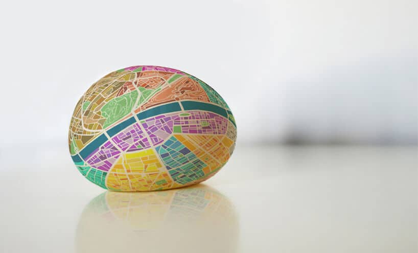 plattegrond in de vorm van een ei