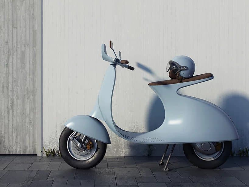 scooter van ontwerper Giulio Iacchetti