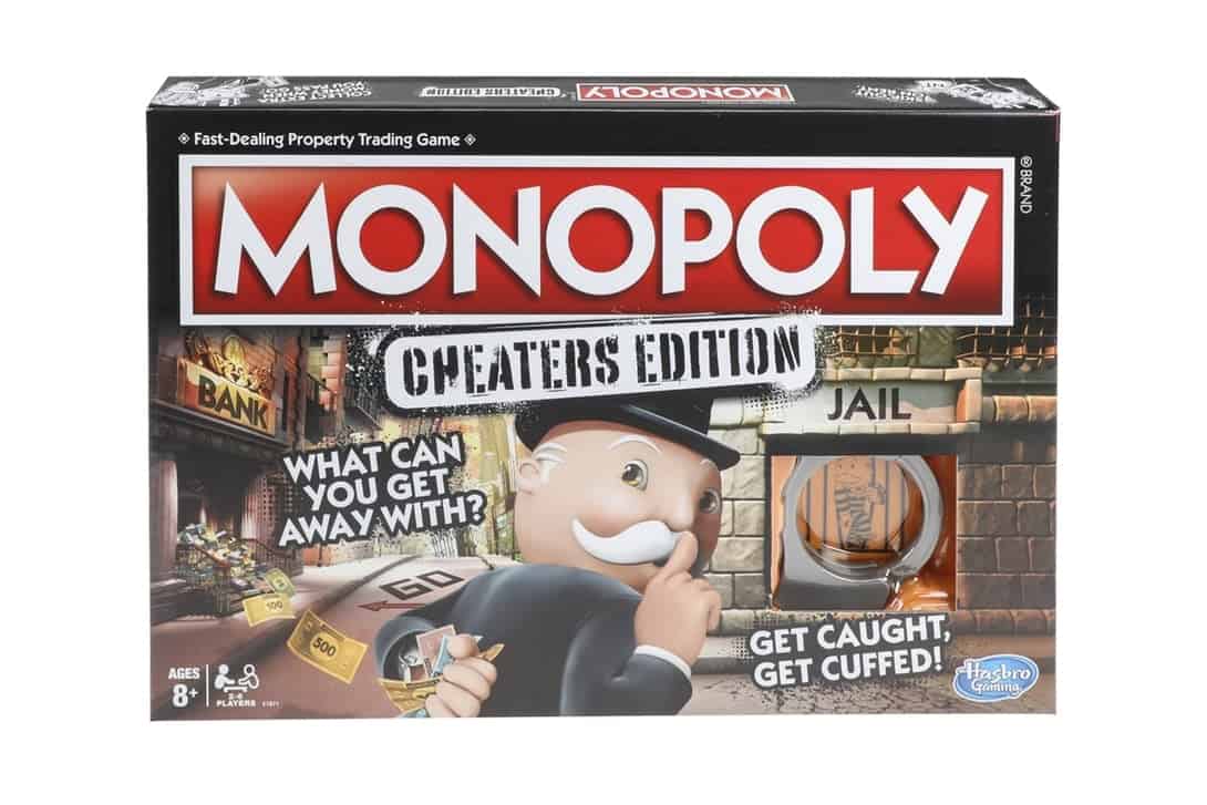 valsspelen met monopoly