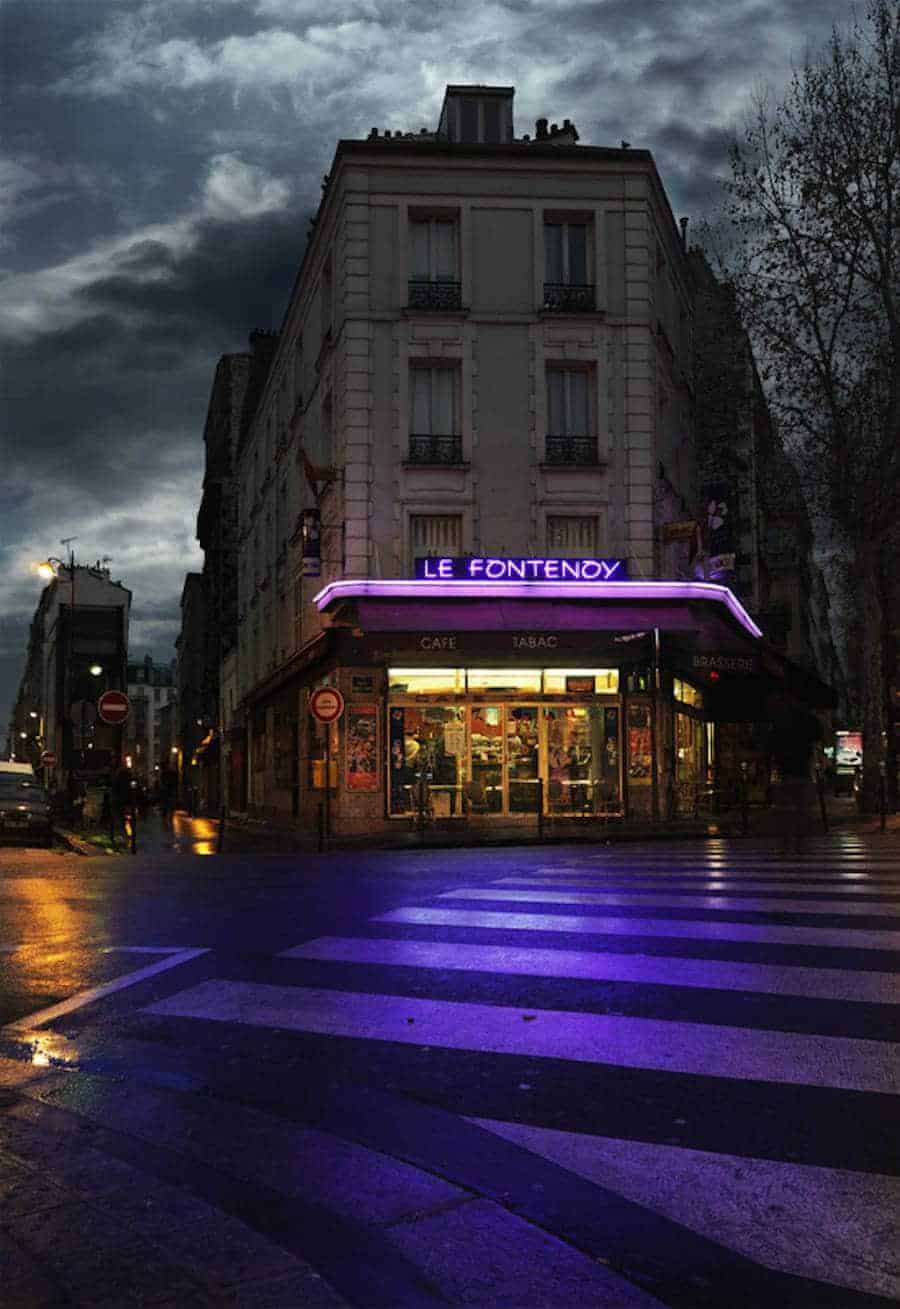 café in Parijs