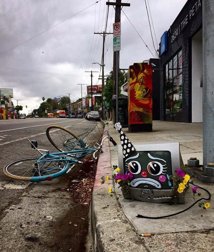 treurigheid in de straten van Los Angeles