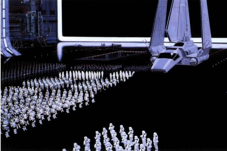 Bekijk de prachtige achtergronden uit de eerste Star Wars-trilogie